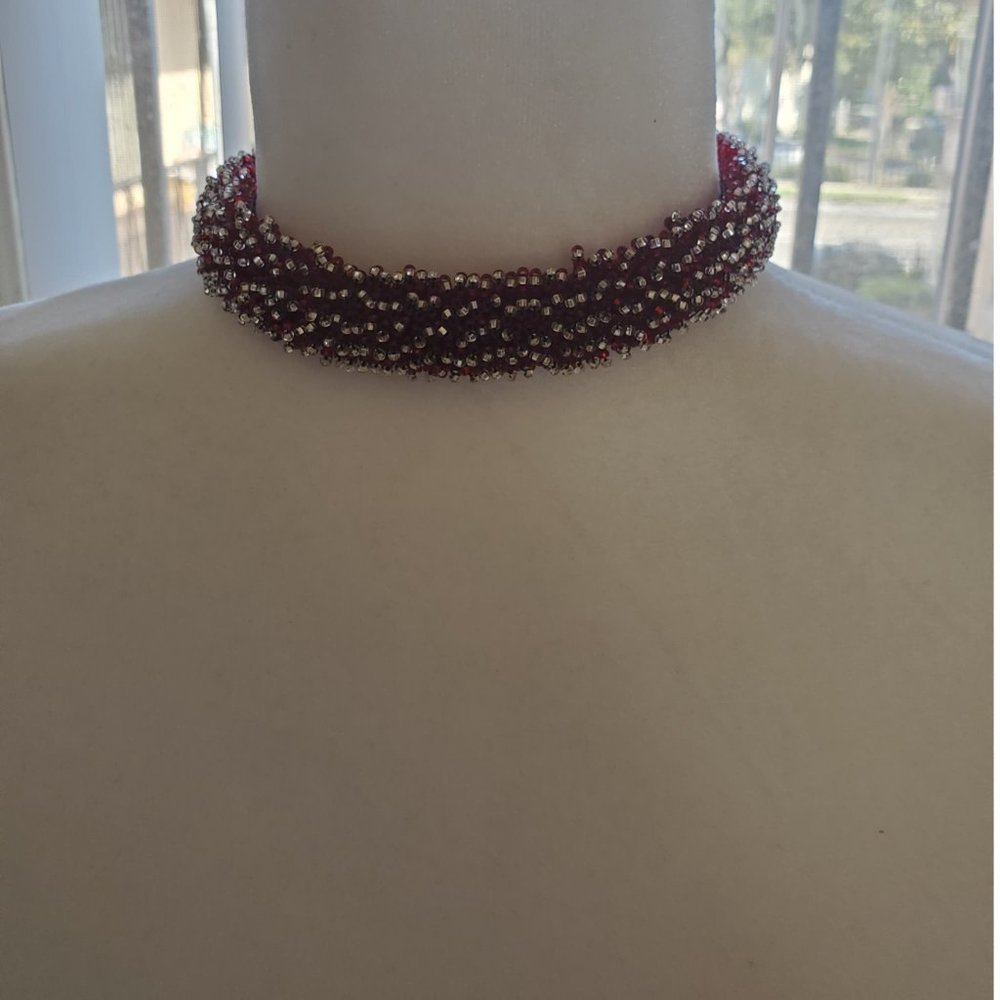 Beautiful woven choker handmade with love